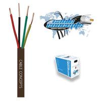 Cable Concepts Alarm Cable 22 AWG, 4 C. 1000' Ft, Brown