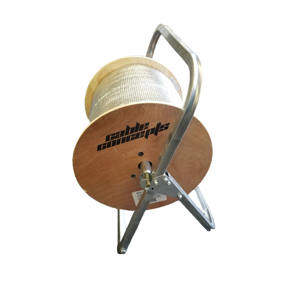 CDD Aluminum Cable Caddy, Holds Cable Reels Up to 20" Diameter and 100 lb Capacity Ft.