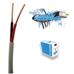 Cable Concepts Plenum LVT Wire 18AWG 2 C. FT6, CUL, UTP, CMP, 1000 Ft. White