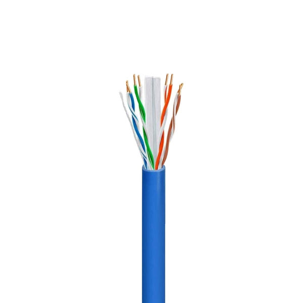 Cable Concepts Plenum Cat6, FT6, CUL, UTP, CMP, 1000 Ft. Blue